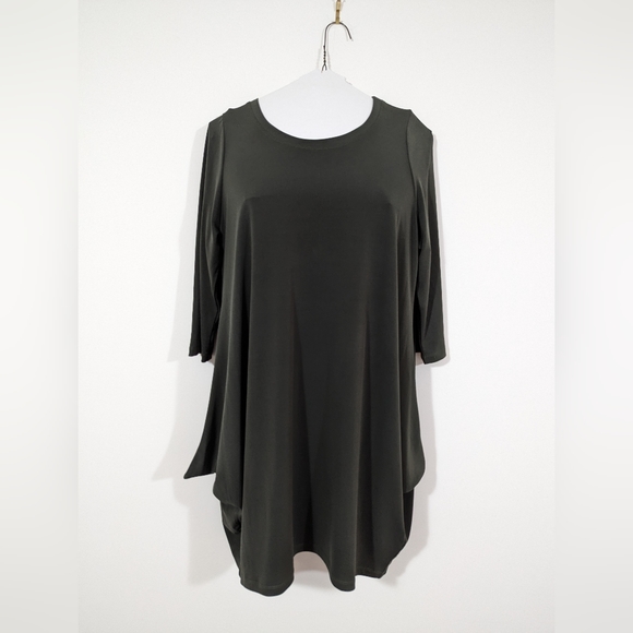 Forest Green Code Vitesse Peplum Dress s:L - Picture 6 of 12